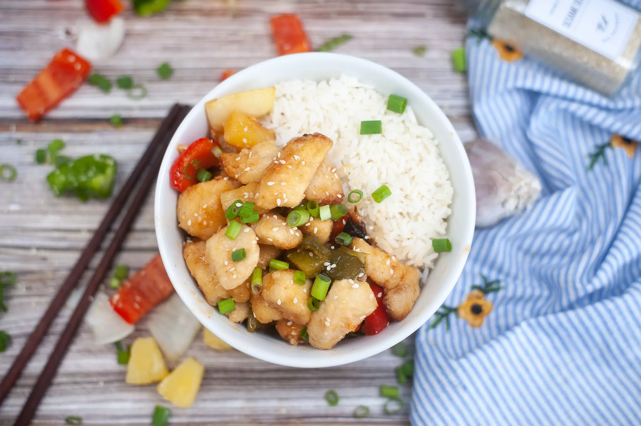 Air Fryer Sweet and Sour Chicken