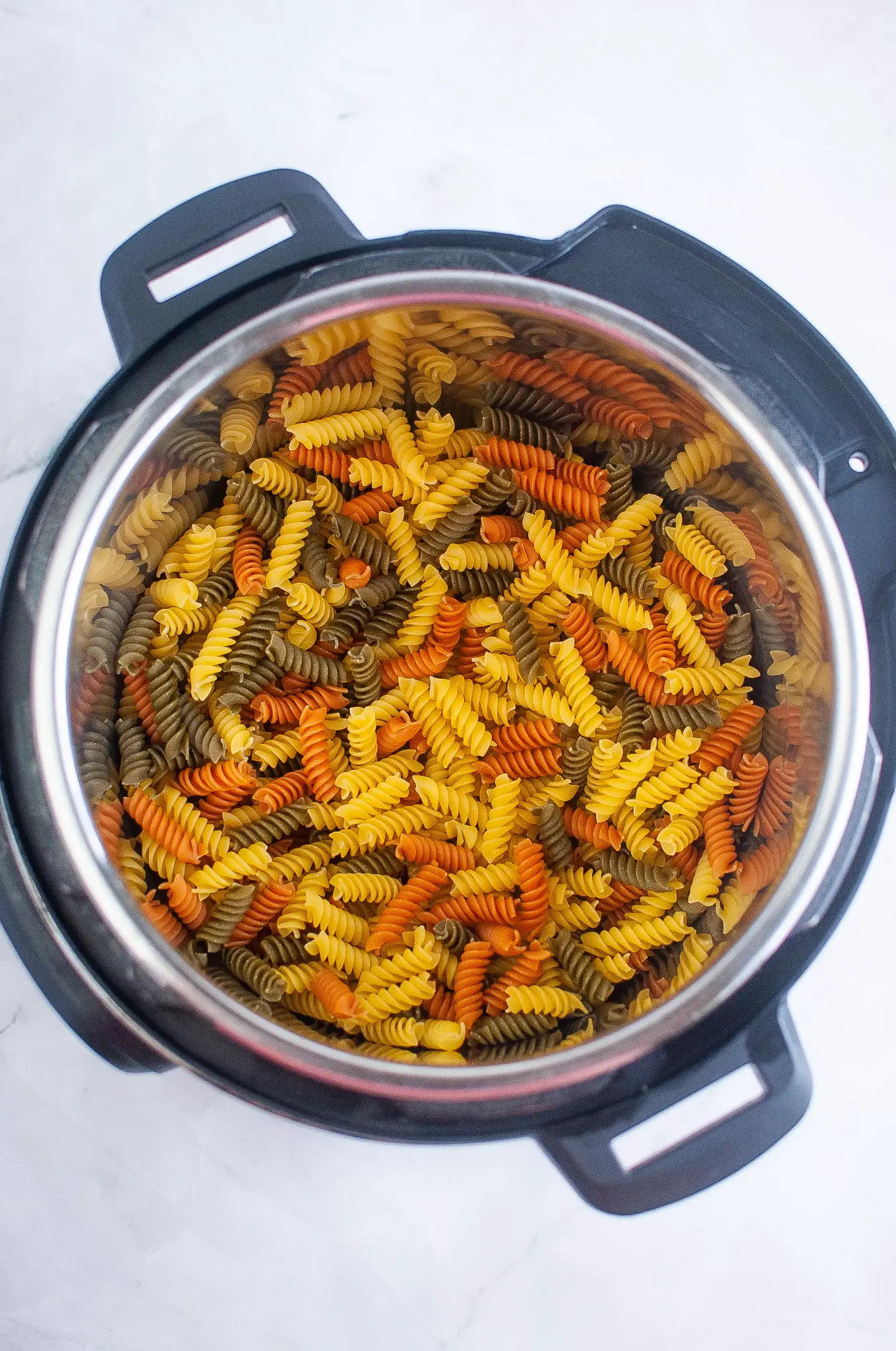 Uncooked pasta in Instant Pot